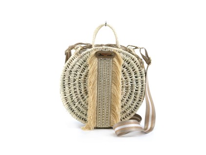 Bolso redondo ISABELLA beige